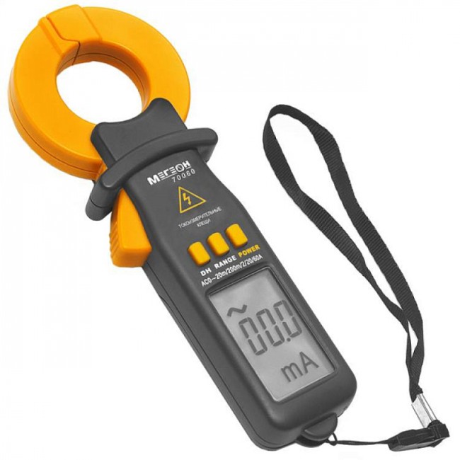 Компактные цифровые токоизмерительные клещи МЕГЕОН 70060 Компактные цифровые токоизмерительные клещи МЕГЕОН 70060