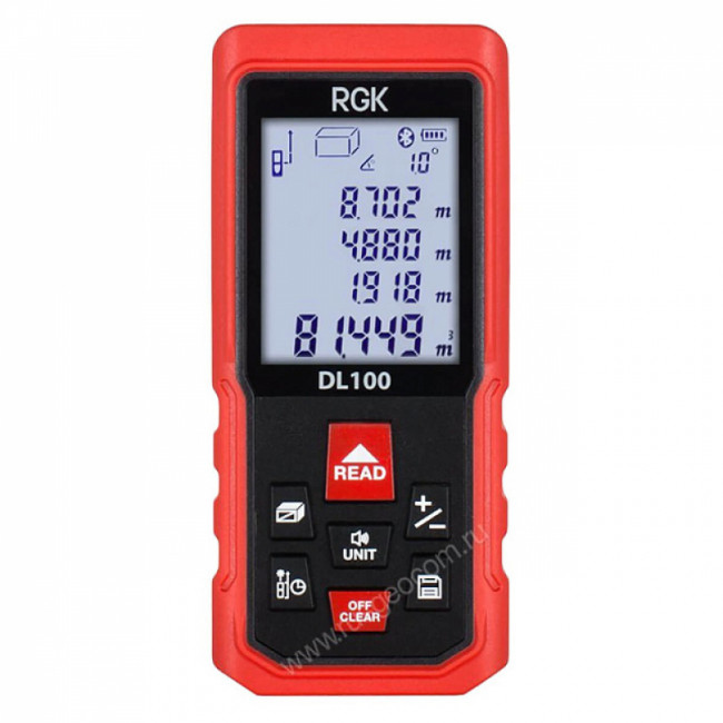 Лазерный дальномер RGK DL100 (с поверкой) Лазерный дальномер RGK DL100 (с поверкой)