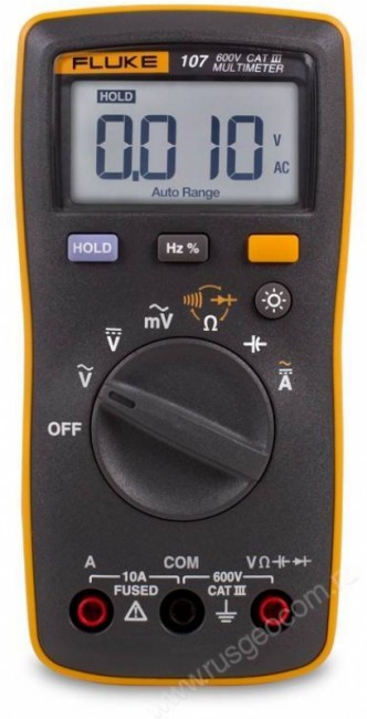 Комплект - мультиметр Fluke 107 с токовыми клещами Fluke I400E ERTA Комплект - мультиметр Fluke 107 с токовыми клещами Fluke I400E ERTA