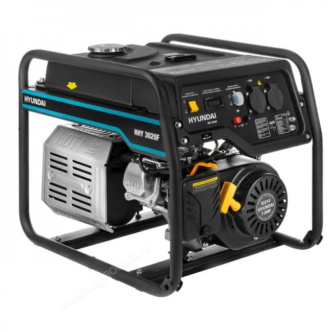 Бензиновый генератор Hyundai HHY 3020F + транспортировочный комплект HOME Serie 3020
