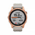 Часы Garmin Fenix 7S Solar цвета розовое золото с песочным силиконовым ремешком Часы Garmin Fenix 7S Solar цвета розовое золото с песочным силиконовым ремешком