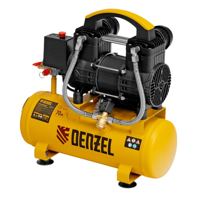 Компрессор безмасляный малошумный DLP-950/10 Denzel