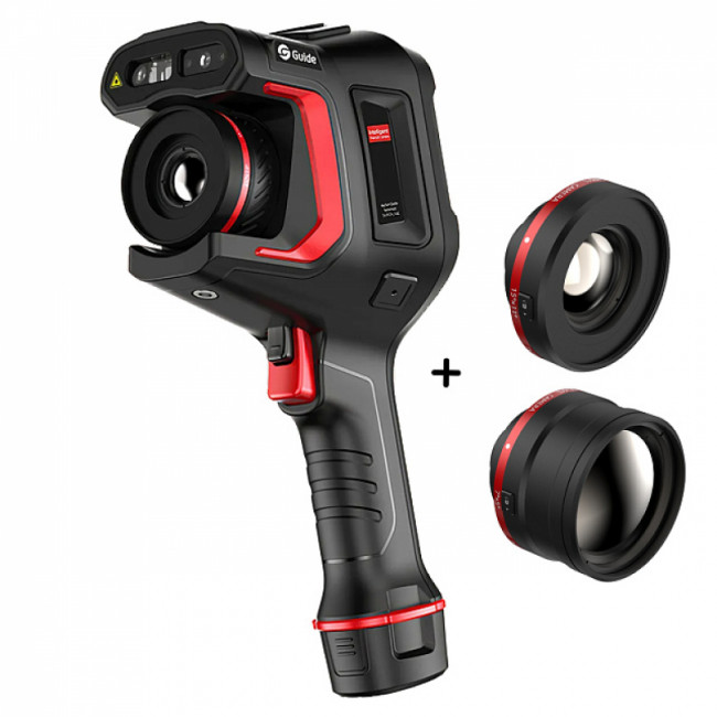 Тепловизор Guide H3 с поверкой в комплекте с двумя телеобъективами 15° x 11° и 7° x 5° Тепловизор Guide H3 с поверкой в комплекте с двумя телеобъективами 15° x 11° и 7° x 5°