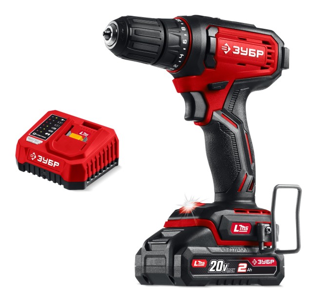 Дрель-шуруповерт ДШ-40-21 ЗУБР 20 В, 40 Н·м, 1 АКБ LMS (2 А·ч) Дрель-шуруповерт ДШ-40-21 ЗУБР 20 В, 40 Н·м, 1 АКБ LMS (2 А·ч)