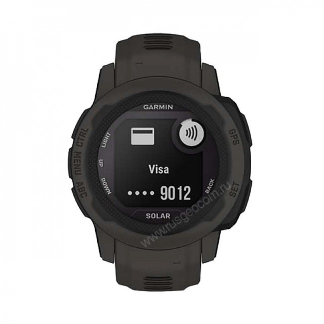 Часы Garmin Instinct 2s Solar черный