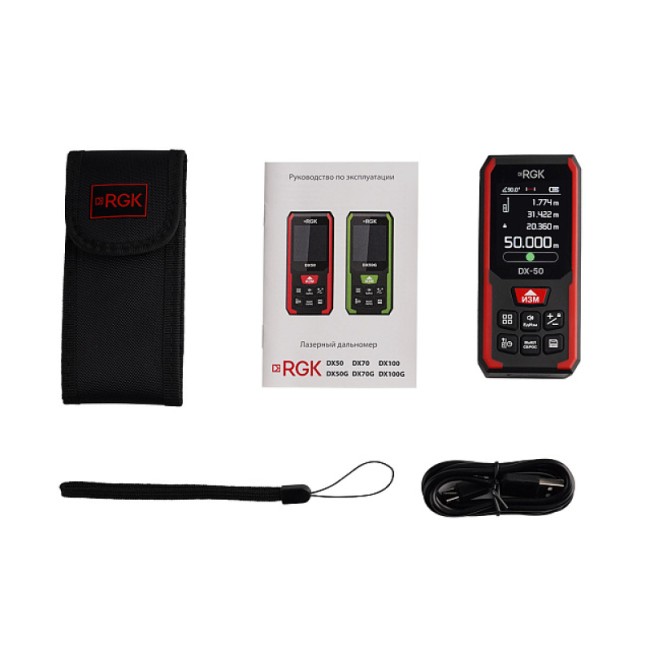 Лазерный дальномер RGK DX-50 Лазерный дальномер RGK DX-50