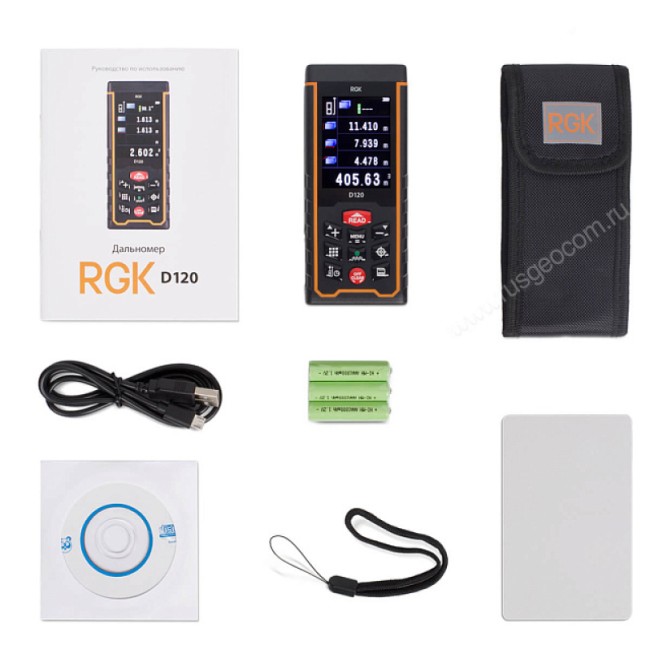 Лазерный дальномер с видоискателем RGK D120