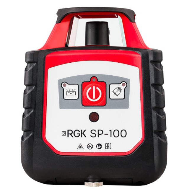 Комплект ротационного нивелира с раздвижным штативом RGK SP-100 COMBO с калибровкой