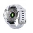 Часы Garmin Fenix 7S серебристый с белым силиконовым ремешком Часы Garmin Fenix 7S серебристый с белым силиконовым ремешком