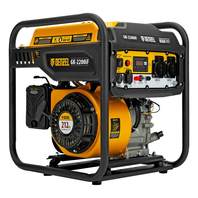 Генератор инверторный GK-2200iF 2,2 кВт DENZEL