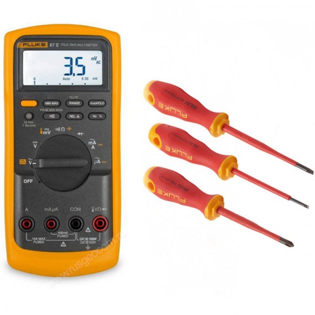 Комплект Fluke IB875L - мультиметр Fluke 87V с набором отвёрток Комплект Fluke IB875L - мультиметр Fluke 87V с набором отвёрток