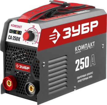 Сварочный аппарат инверторный КОМПАКТ СА-250К ЗУБР ММА