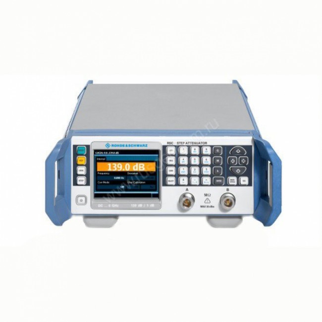 Аттенюатор Rohde Schwarz RSC от 0 до 139 дБ, от 0 до 6 ГГц, N гнездо на задней панели