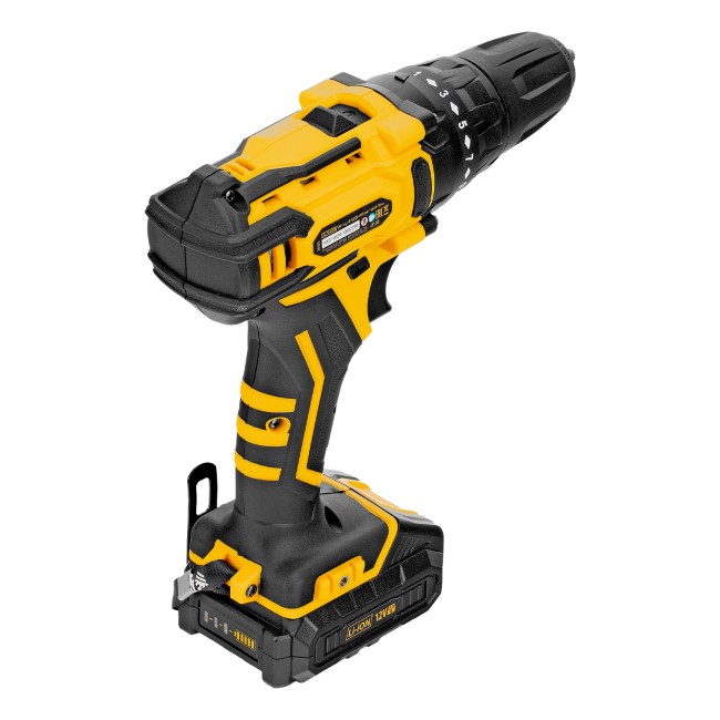 Дрель-шуруповерт аккумуляторная CDL-12-02BM Denzel Дрель-шуруповерт аккумуляторная CDL-12-02BM Denzel