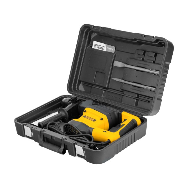 Перфоратор электрический RHVB-1300-40, SDS-Max, 1300 Вт, 10 Дж, 2 реж. Denzel Перфоратор электрический RHVB-1300-40, SDS-Max, 1300 Вт, 10 Дж, 2 реж. Denzel