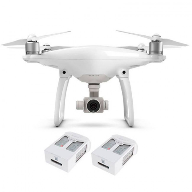 Квадрокоптер DJI Phantom 4 + 2 доп. аккумулятора + авто З/У Квадрокоптер DJI Phantom 4 + 2 доп. аккумулятора + авто З/У