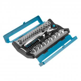 Набор торцевых головок 1/2", 1/4" CrV 41 предмет Gross