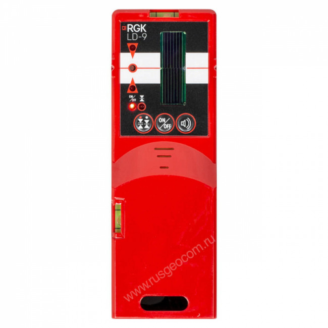 Комплект: лазерный уровень RGK PR-38R + штатив RGK F170, приемник RGK LD-9, рейка RGK LR-2