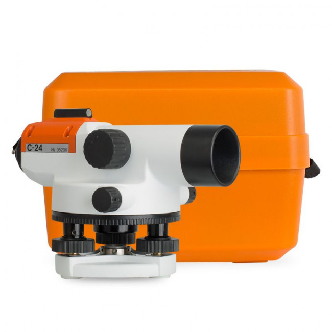 Комплект оптический нивелир RGK C-24 штатив рейка - 3 в 1 Комплект оптический нивелир RGK C-24 штатив рейка - 3 в 1