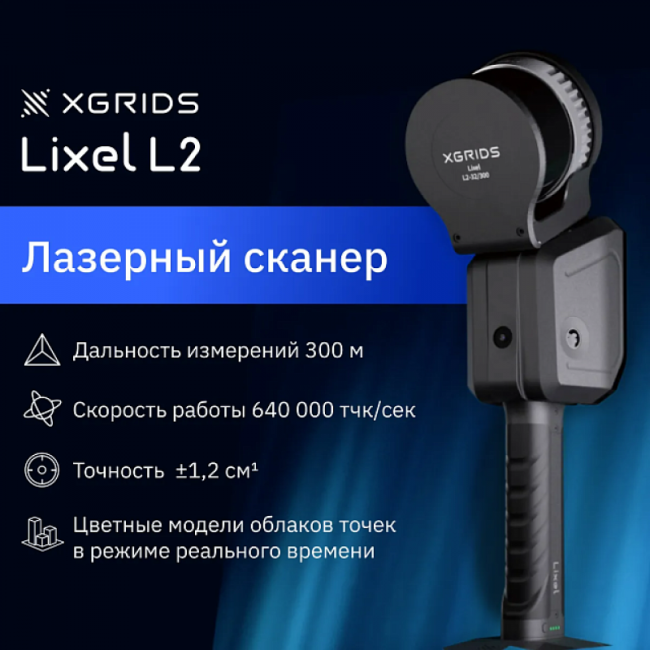 Лазерный SLAM сканер XGRIDS Lixel L2 32/300 RTK