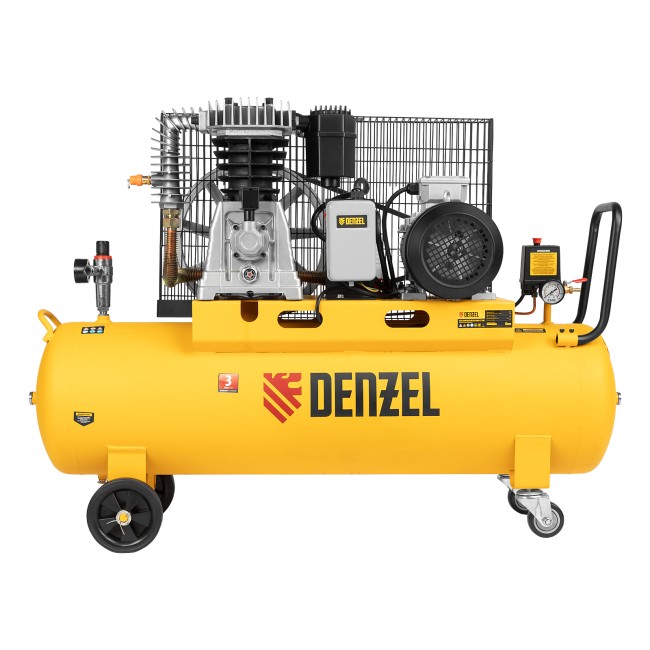 Компрессор воздушный ременной BCI4000-T/100 Denzel