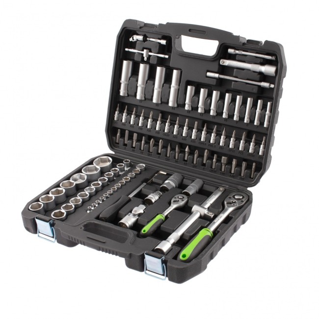 Набор инструмента 1/2", 1/4" 94 предмета Сибртех