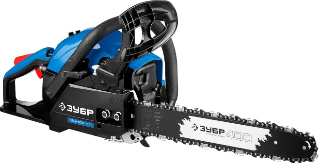 Бензопила ПБЦ-400 40П, шина 40 см ЗУБР Профессионал