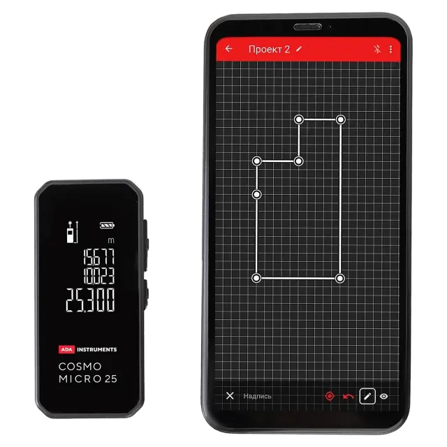 Лазерный дальномер ADA COSMO MICRO 25