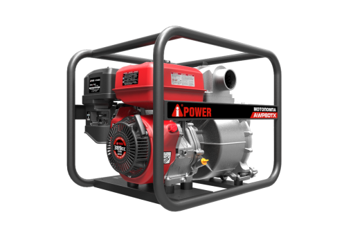 Бензиновая мотопомпа для сильнозагрязнённой воды A-iPower AWP80TX Бензиновая мотопомпа для сильнозагрязнённой воды A-iPower AWP80TX
