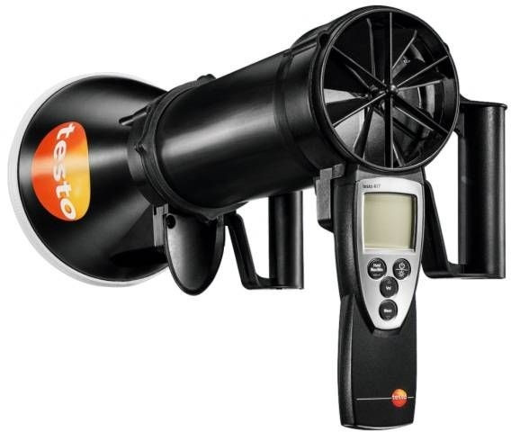 Комплект 2 Testo 417 анемометр, набор воронок и выпрямитель потока