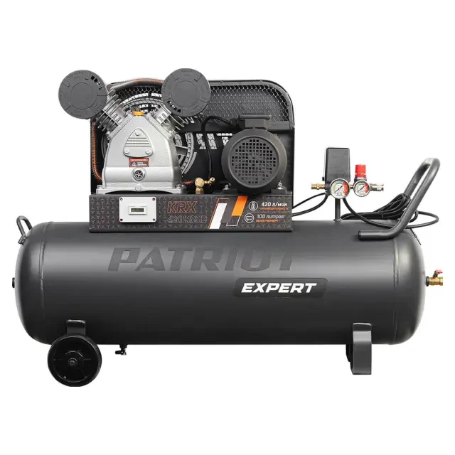 Компрессор поршневой ременной Patriot KRX 420 L100 D Компрессор поршневой ременной Patriot KRX 420 L100 D