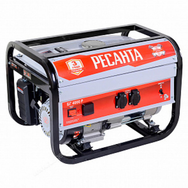 Бензиновый генератор Ресанта БГ 4000 Р Бензиновый генератор Ресанта БГ 4000 Р