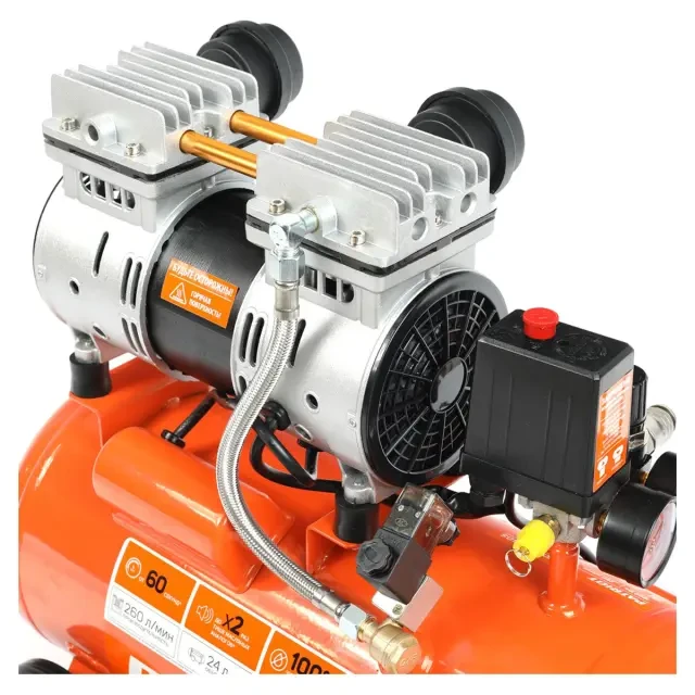 Компрессор поршневой безмасляный Patriot WO 24-260S Компрессор поршневой безмасляный Patriot WO 24-260S