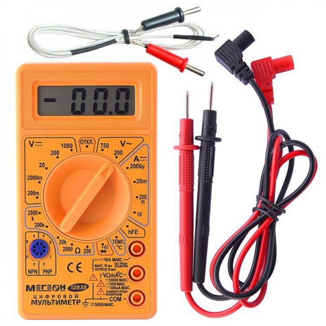 Мультиметр МЕГЕОН 12838 Мультиметр МЕГЕОН 12838