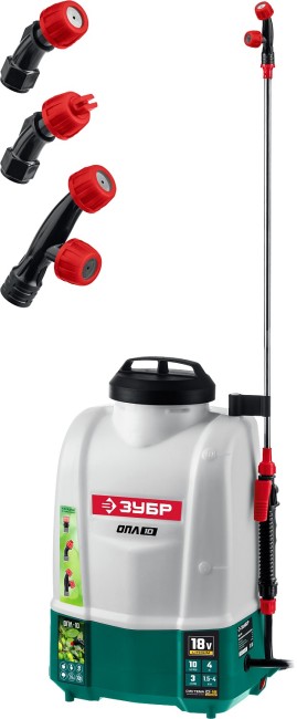 Аккумуляторный опрыскиватель ОПЛ-10 ЗУБР 10 л