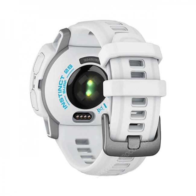 Часы Garmin Instinct 2s Solar Surf белый с серебристым безелем