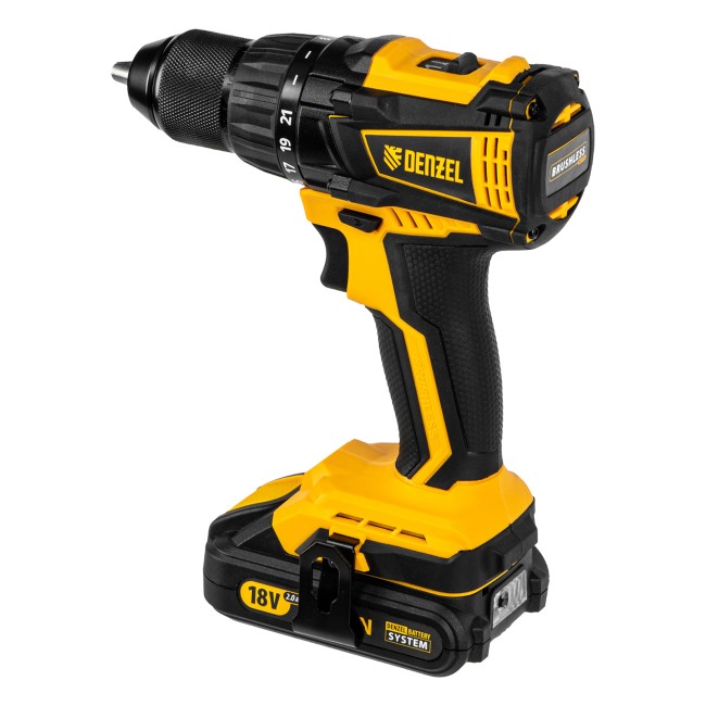 Дрель-шуруповерт аккумуляторная BLDL-IB-18-02 Denzel