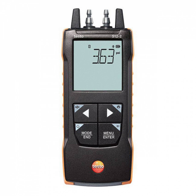 Дифференциальный манометр Testo 512-2 с подключением к приложению Дифференциальный манометр Testo 512-2 с подключением к приложению