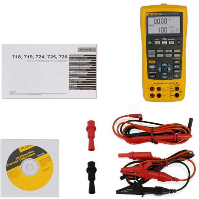 Прецизионный многофункциональный калибратор процессов Fluke 726/APAC/EMEA Прецизионный многофункциональный калибратор процессов Fluke 726/APAC/EMEA