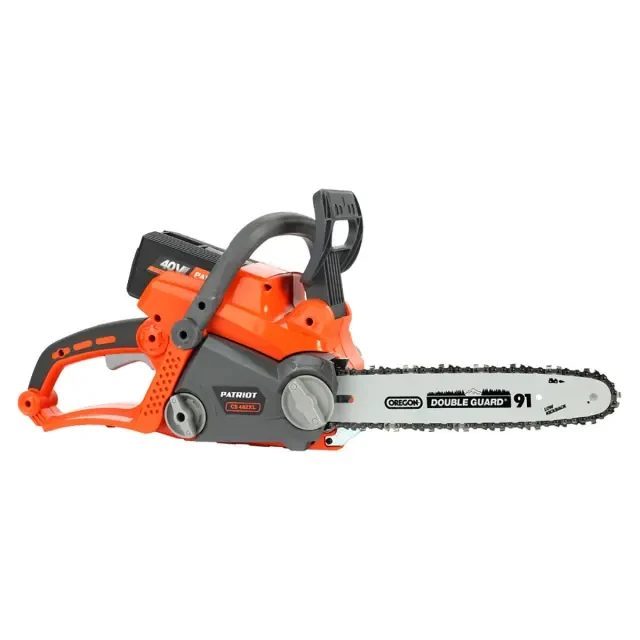 Аккумуляторная цепная пила Patriot CS 402 XL 40В, с АКБ 2.5 Ач + ЗУ