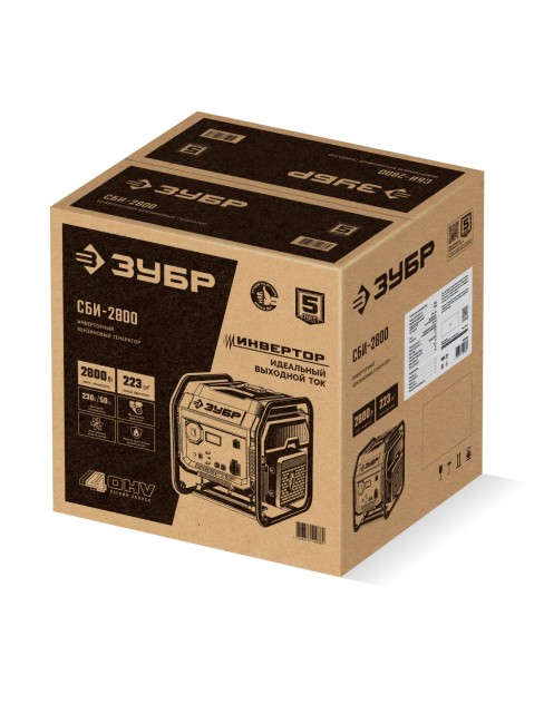 Инверторный генератор СБИ-2800 ЗУБР Инверторный генератор СБИ-2800 ЗУБР
