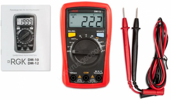 Мультиметр RGK DM-12 с поверкой Мультиметр RGK DM-12 с поверкой