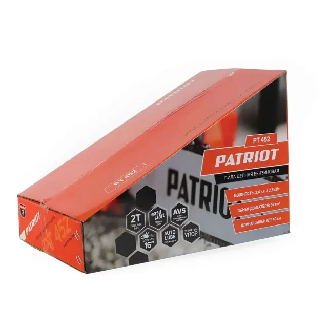 Цепная бензиновая пила Patriot PT 452