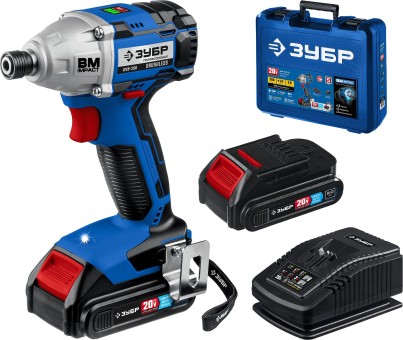 Винтоверт бесщеточный GVB-250-22 ЗУБР 2 АКБ