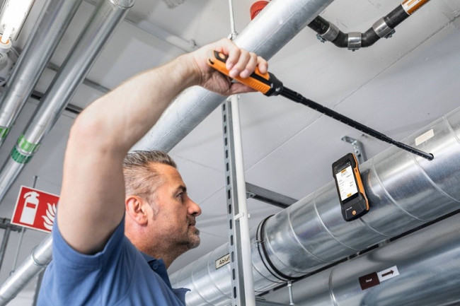 Комплект Testo 400 для вентиляции с зондом-крыльчаткой 16 мм