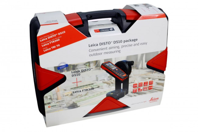 Комплект Leica DISTO D510 со штативом и адаптером Комплект Leica DISTO D510 со штативом и адаптером