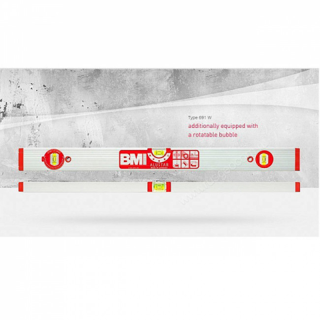 Строительный уровень BMI Alustar 691W 40 см
