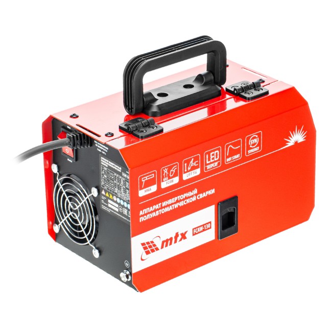 Аппарат инвертор. полуавтомат. cварки FCAW-130, 130 А, ПВ 60% MTX