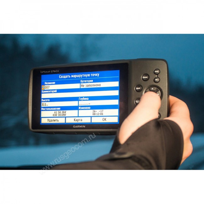 Туристический навигатор Garmin GPSMAP 276Cx с картами TopoActive