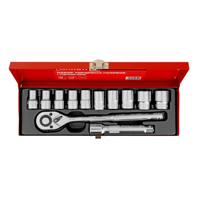 Набор торцевых головок, 1/2" 12 предметов Matrix